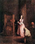 Pietro Longhi The Confession Sweden oil painting artist